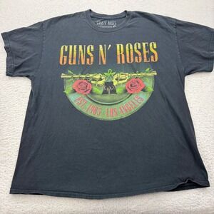 Guns N Roses Not in This Lifetime Tour 2017 Black T Shirt Mens XL